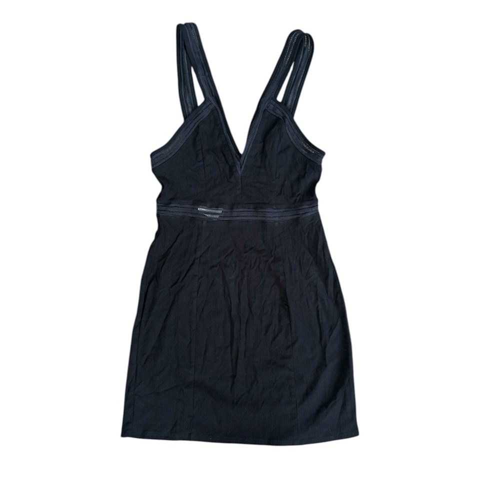 NWT Intimately FREE PEOPLE Black Eyelet Bodycon Dress Size XS